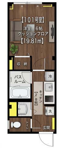 ドミール白山の間取り