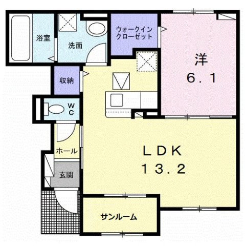 ヴィラ　アネラの間取り