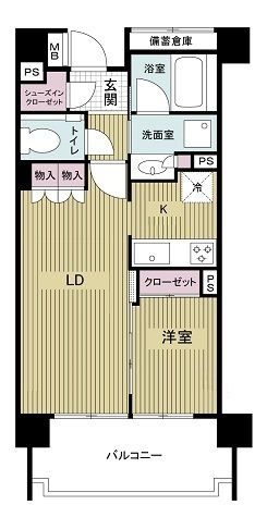 ブランシエラおとめ山公園の間取り|間取りです。