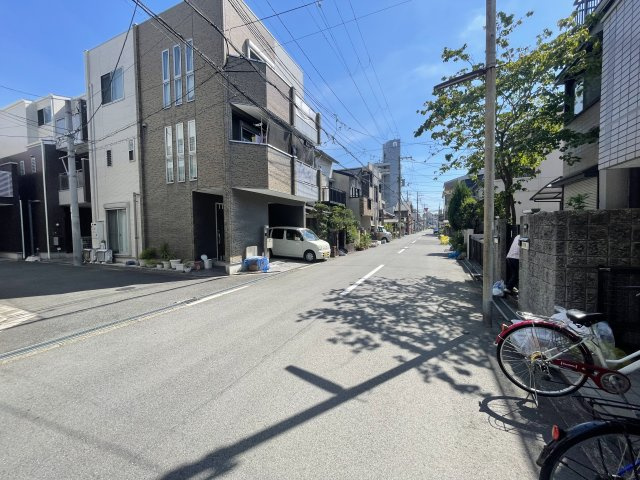 大阪市東淀川区淡路５丁目の倉庫の周辺
