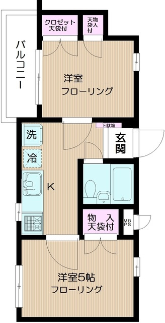 日神パレス東日暮里第２ の間取り|間取りです。