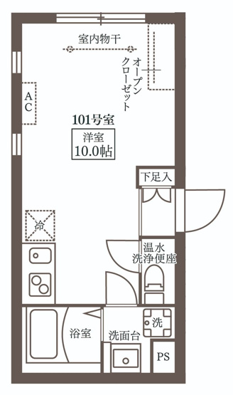 【間取り】 | COCOCUBE武蔵新田