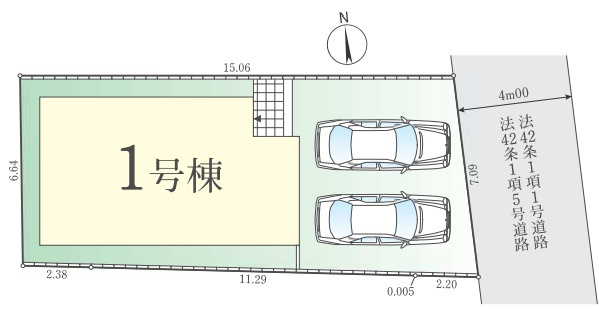 小平市花小金井4期　全1棟　1号棟