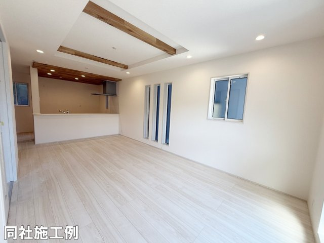 新築戸建　ブルーミングガーデン西つつじケ丘雲仙台2丁目の居間・リビング|同社施工例