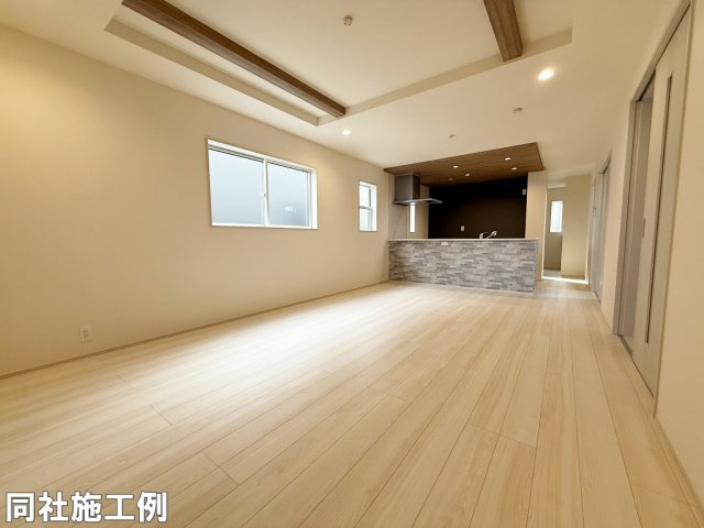 新築戸建　ブルーミングガーデン西つつじケ丘雲仙台2丁目の居間・リビング|同社施工例