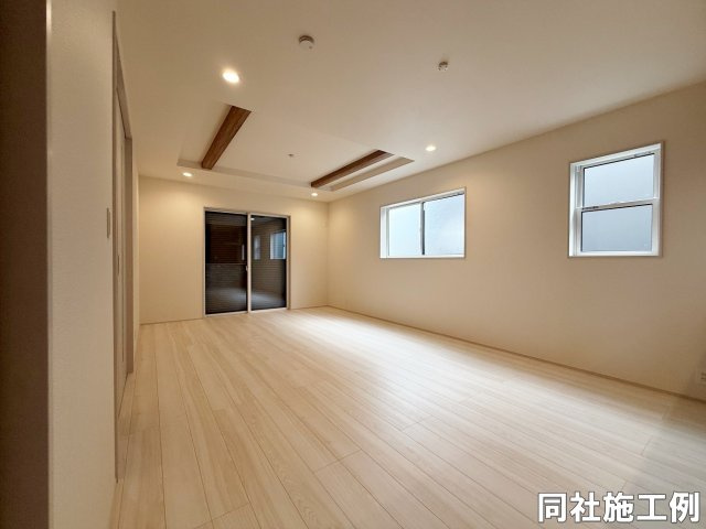 新築戸建　ブルーミングガーデン西つつじケ丘雲仙台2丁目の居間・リビング|同社施工例