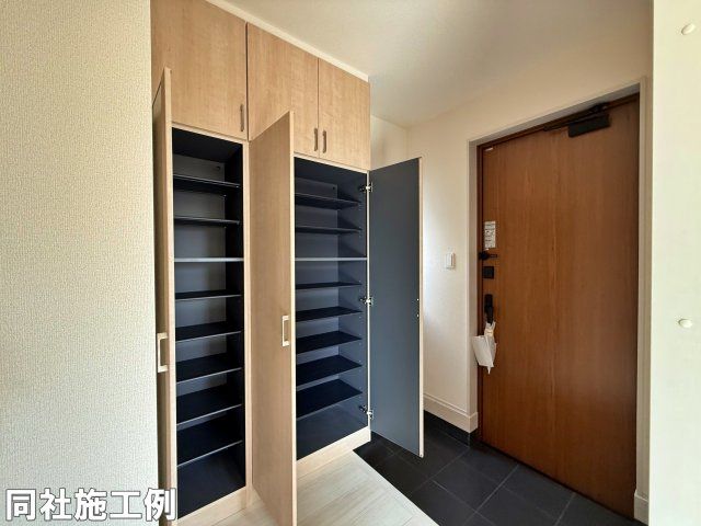 新築戸建　ブルーミングガーデン西つつじケ丘雲仙台2丁目の玄関|同社施工例