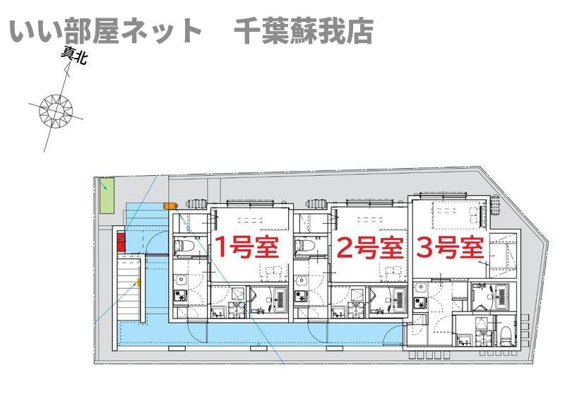 robot home 南町(ロボットホームミナミチョウ)の区画図