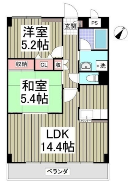 オーチャードの間取り