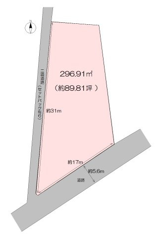 【土地図】 | 売地　高知市西久万　＠40