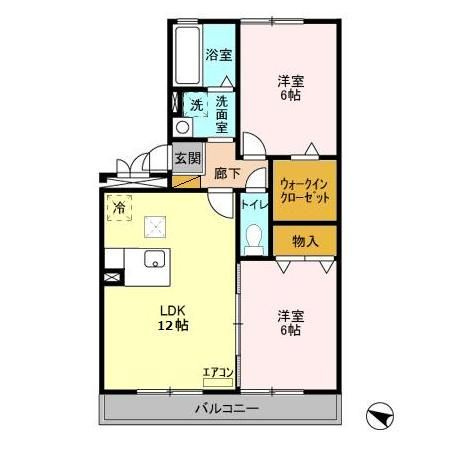 ルヴァン コート　壱番館の間取り