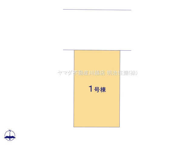 戸建 川越市氷川町の区画図