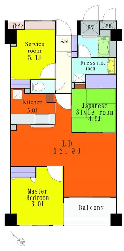 クレッセント新横浜の間取り