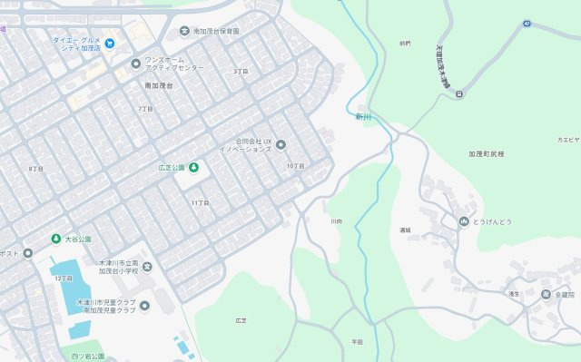 木津川市南加茂台　第3期　新築一戸建ての地図