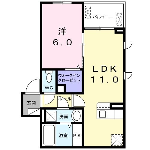 メゾン・ド・ルボアの間取り|間取りです。