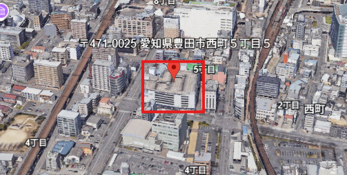 VITS豊田タウンの地図