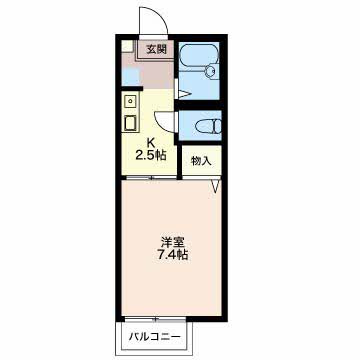 【間取り】 | 佐藤ハイツＢ