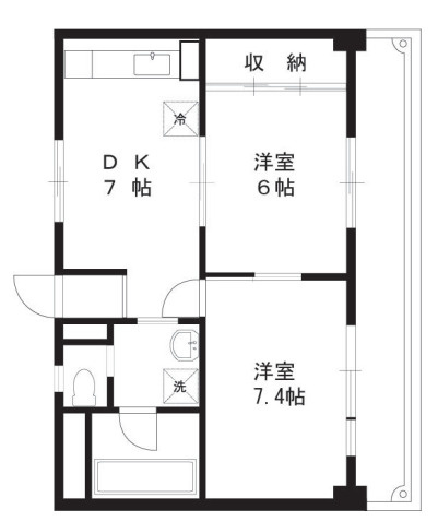 【間取り】 | 上野マンション