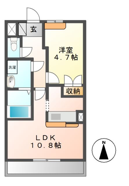 エトワールツクバの間取り