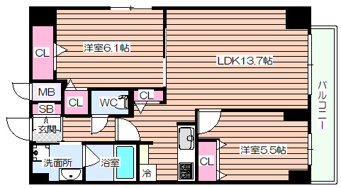 【間取り】 | グランツコート御幣島
