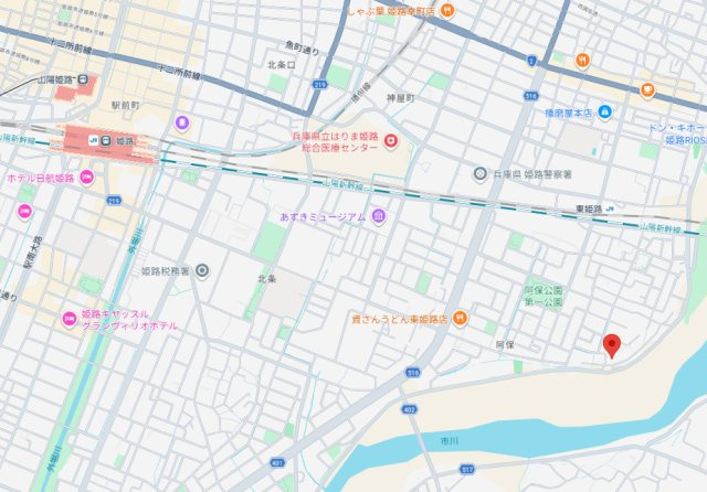 姫路市阿保　中古戸建の地図