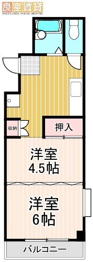 【間取り】 | ジュネスドミール金山