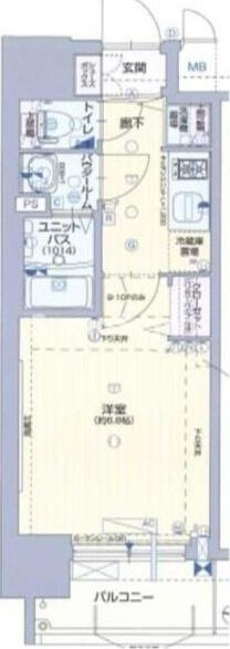 グランカリテ塚本の間取り