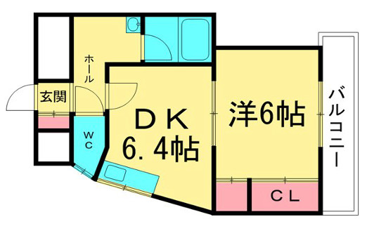 Eze京橋の間取り