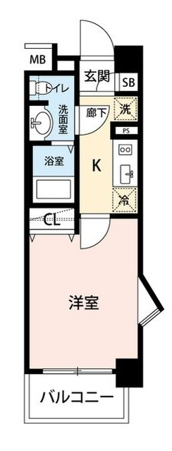 プレール中延の間取り|間取りです。