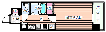 【間取り】 | ライジングコートベイシティ西九条ノース