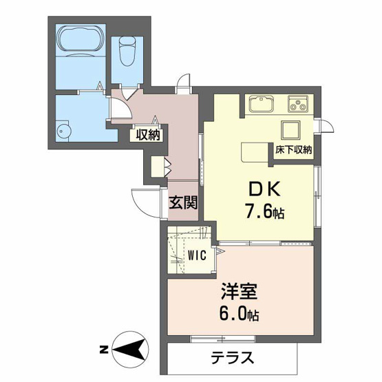 【間取り】 | ベレオ紀三井寺