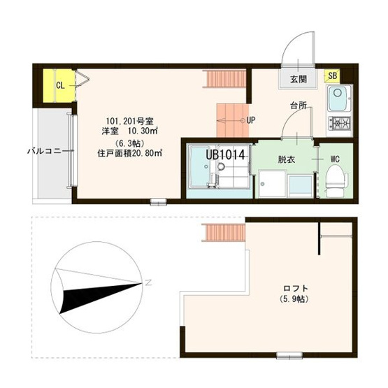 【間取り】 | クレセントハイツ
