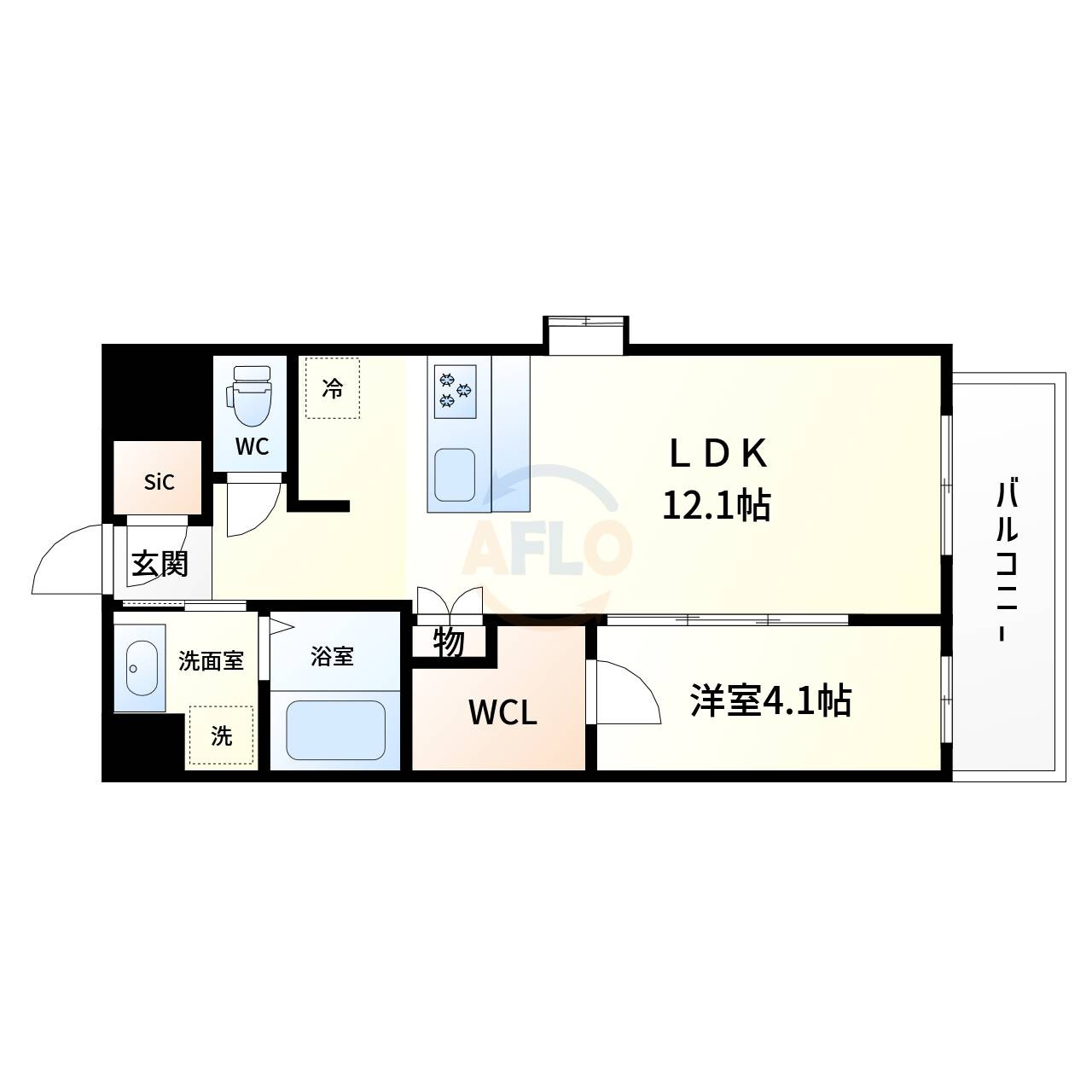 スプランディッド弁天町の間取り|スプランディッド弁天町　間取り