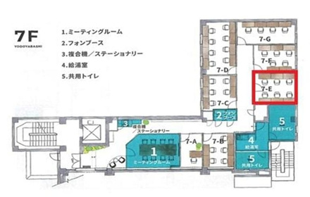オフィッツ淀屋橋の間取り