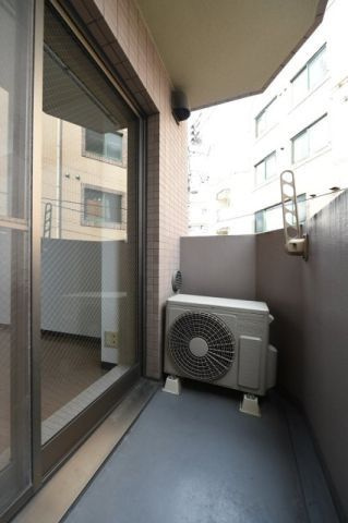 ルーブル南長崎のバルコニー