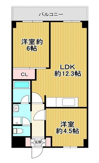 シティハウスノヴァの間取り