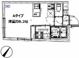 アレッタ笹塚の間取り
