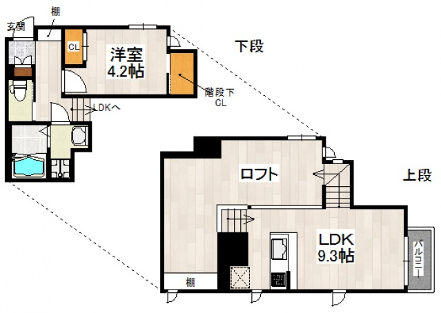 【間取り】 | CB南福岡クルブ