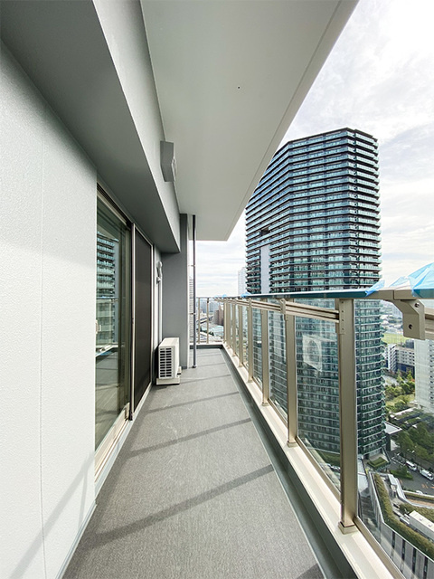 ロイヤルパークス品川のバルコニー|※写真は同タイプ住戸です。