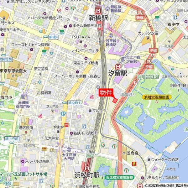 東京ツインパークス　ライトウイングの地図