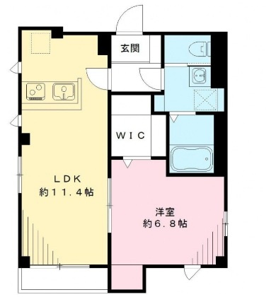 ラシーネの間取り|間取りです。