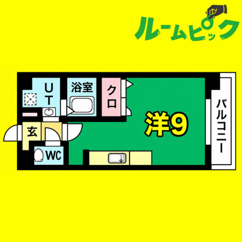 オンディーヌ花の木　名古屋市賃貸　仲介手数料無料の間取り