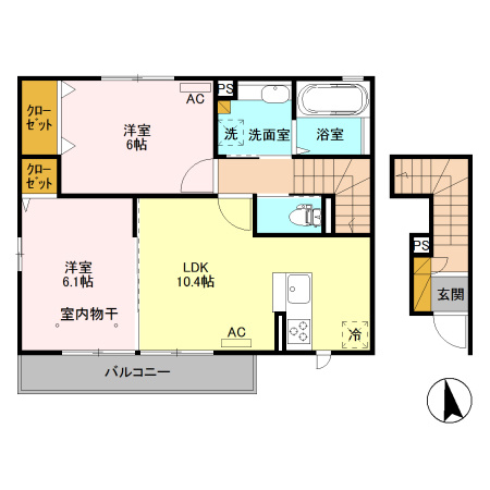 ヴィクトワールの間取り