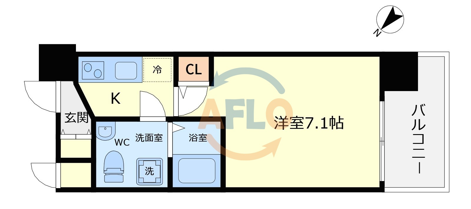 セレニテ阿波座ミラクの間取り|セレニテ阿波座ミラク　間取り