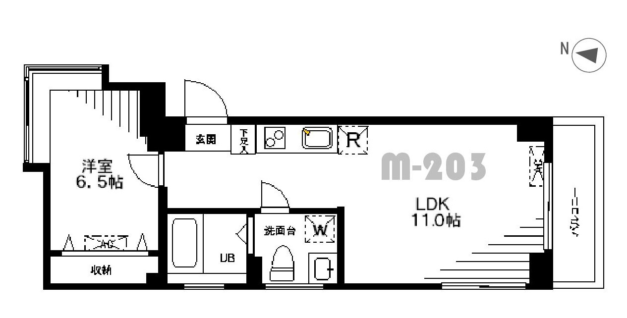 M-HOUSE 大山町の間取り