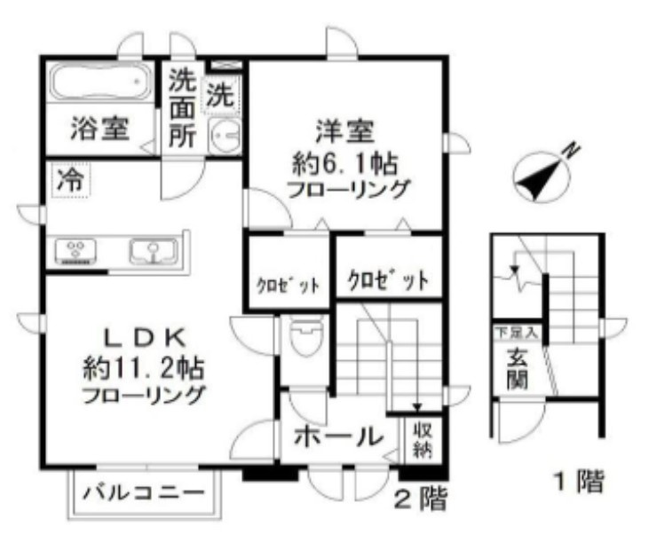 Angeio gentileの間取り