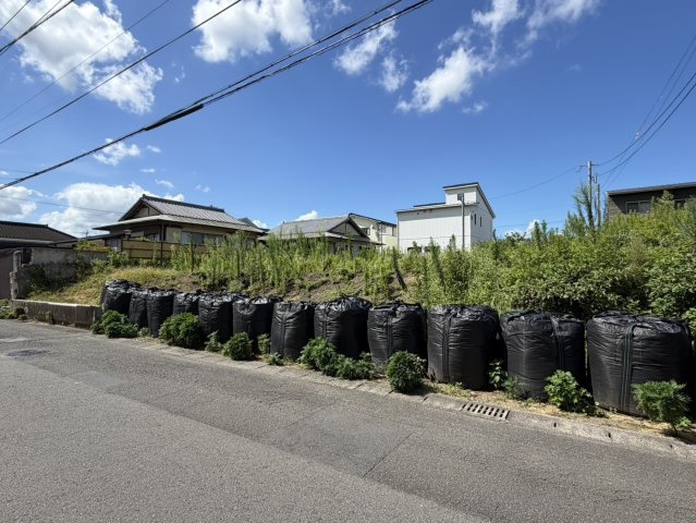 都城市年見町の売地の外観