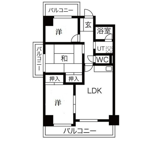 【間取り】 | 平野西レジデンス
