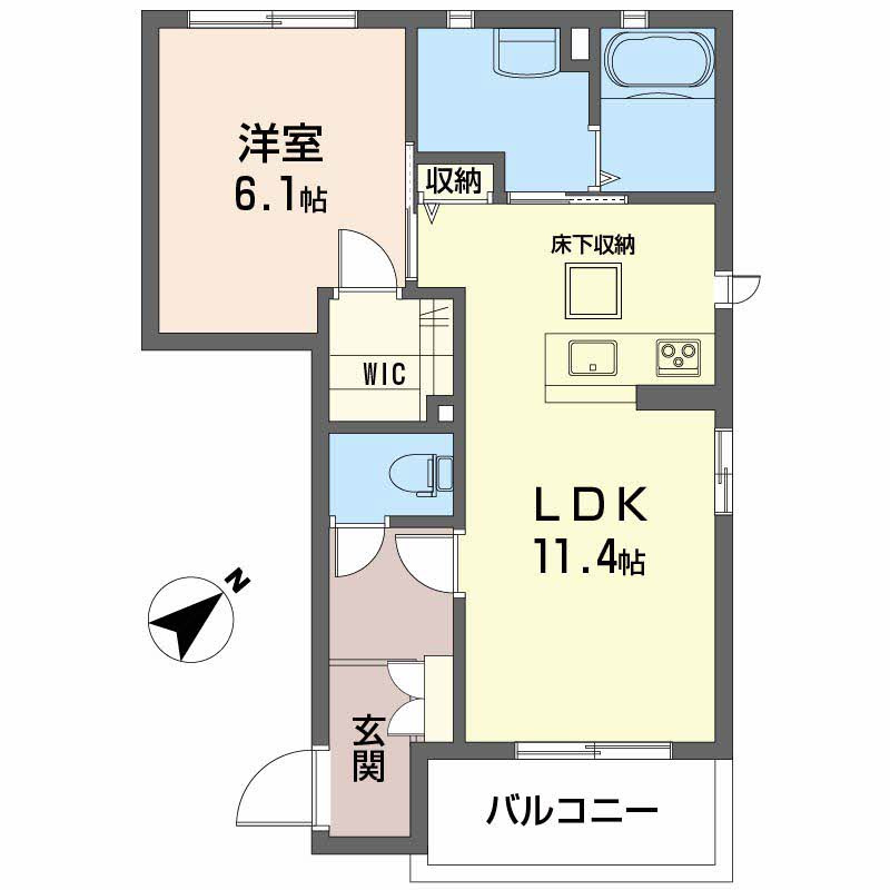 アルテミスの間取り