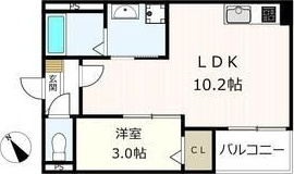 Jack　hanazono　Ⅰの間取り